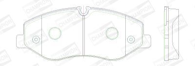 Комплект гальмівних накладок, дискове гальмо Комплект гальмівних накладок, дискове гальмо