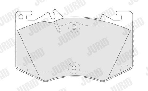 Комплект тормозных колодок, дисковый тормоз