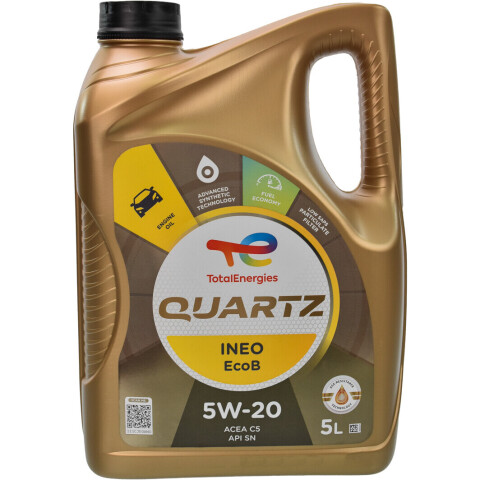 Моторное масло TOTAL QUARTZ INEO ECOB 5W-20, 5 литров Моторное масло TOTAL QUARTZ INEO ECOB 5W-20, 5 литров