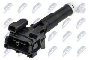 Форсунка подачі води для миття, система очищення фар