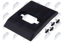 Молдинг кузова (нижній, чорний) центральна стійка, R, права (довга база, під катофот) Renault Master III + Opel Movano B 10->