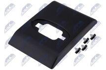 Молдинг кузова (нижній, чорний) центральна стійка, L, ліва (довга база, під катофот) Renault Master III + Opel Movano B 10->