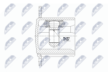 Комплект шарнірів, приводний вал 