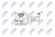 Комплект шарнірів, приводний вал Комплект шарнірів, приводний вал