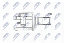 Комплект шарнірів, приводний вал Комплект шарнірів, приводний вал