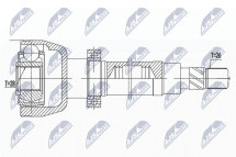 Комплект шарнірів, приводний вал 