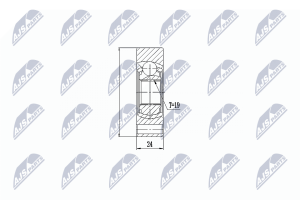 Комплект шарнірів, приводний вал