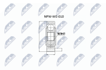 Шарнирный комплект, приводной вал 