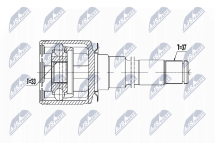 Комплект шарнірів, приводний вал 