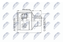 ШРКШ півосі
