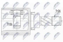 Комплект шарнірів, приводний вал 