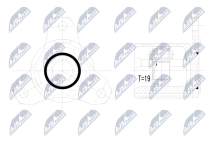 Комплект шарнірів, приводний вал Комплект шарнірів, приводний вал