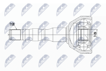 Комплект шарнірів, приводний вал 