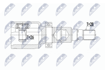 Комплект шарнірів, приводний вал 