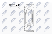 Комплект шарнірів, приводний вал 