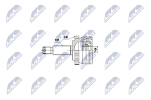 Шарнирный комплект, приводной вал 