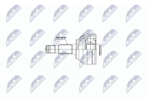 Комплект шарнірів, приводний вал 