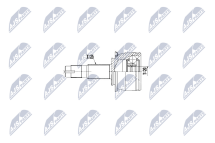 Комплект шарнірів, приводний вал 