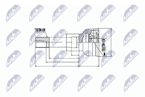Комплект шарнірів, приводний вал Комплект шарнірів, приводний вал
