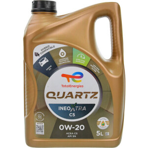 Моторное масло TOTAL QUARTZ INEO FIRST 0W-20, 5 литров
