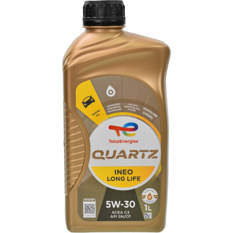Моторное масло Total QUARTZ INEO LONG LIFE 5W-30, 1 литр Моторное масло Total QUARTZ INEO LONG LIFE 5W-30, 1 литр