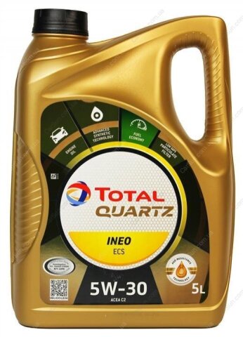 Моторное масло TOTAL QUARTZ INEO ECS 5W-30, 5 литров Моторное масло TOTAL QUARTZ INEO ECS 5W-30, 5 литров