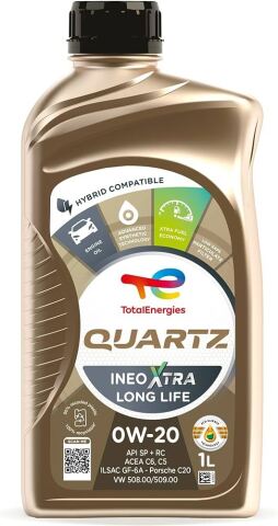 Моторна олива Total QUARTZ INEO XTRA LONG LIFE 0W-20, 1 літр Моторна олива Total QUARTZ INEO XTRA LONG LIFE 0W-20, 1 літр