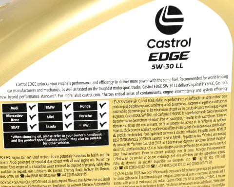 Моторное масло Castrol EDGE LL Titanium FST 5W-30, 4 литра Моторное масло Castrol EDGE LL Titanium FST 5W-30, 4 литра