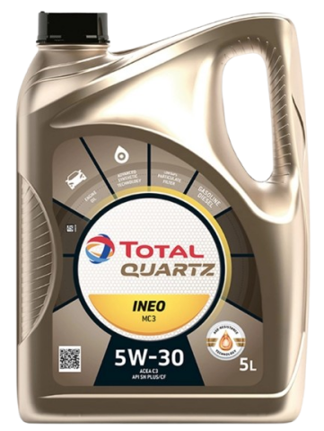 Моторна олива TOTAL Quartz INEO MC3 Dexos2 5W-30, 5 літрів Моторна олива TOTAL Quartz INEO MC3 Dexos2 5W-30, 5 літрів