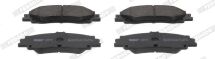 Комплект гальмівних колодок з 4 шт. дискові