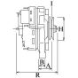 Генератор VW T4/Passat/Golf/Jetta/Polo 1.0-2.0 88-10 (12V/90A) = 111479, фото 2 - інтерент-магазин Auto-Mechanic