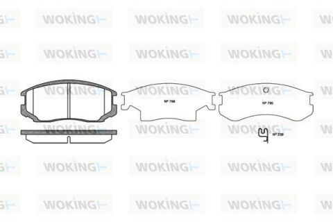 Колодки гальмівні