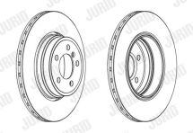Гальмівний диск зад. BMW 5 (E60/E61)/6 (E63/E64) 01-10 (345*74)