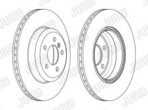 Гальмівний диск пер. BMW 3 (F30/F31/F34/F80)/4 (F33/F36/F83) 13- (345*66,2) компл. 2шт