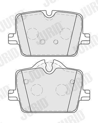 Гальмівні колодки зад. BMW 3 (G20/G21/G28/G80/G81) 18- (Mando)