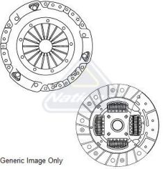 Комплект зчеплення AURIS/COROLLA/Trezia 1.4D 06-18 (225mm21z)