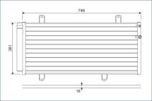 Радіатор кондиціонера CAMRY 2.4-3.5 06-14