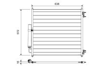 Радиатор кондиционера LAND ROVER DISCOVERY V (L462/L405/SPORT II (L494) 3.0D/4.4D/5.0i 12-
