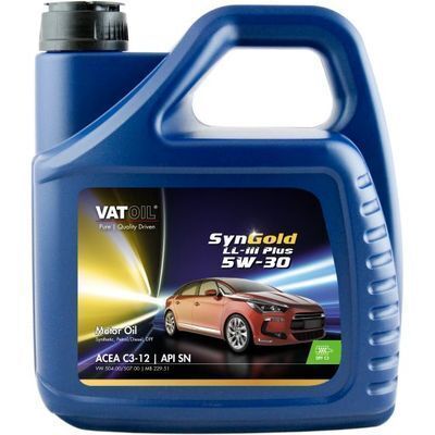 Моторна олива Vatoil SynGold LL-III Plus 5W-30, 4 літри Моторна олива Vatoil SynGold LL-III Plus 5W-30, 4 літри