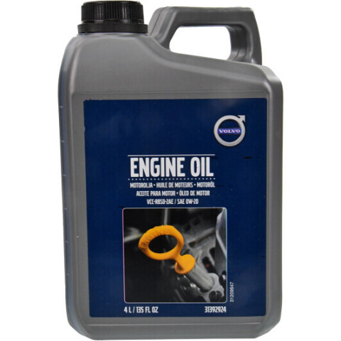 Моторна олива VOLVO Engine Oil 0W-20, 4 літри
