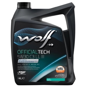 Моторна олива WOLF OFFICIALTECH C3 LL III 5W-30, 4 літри