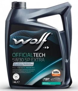 Моторна олива WOLF OFFICIALTECH C3 SP EXTRA 5W-30, 4 літри