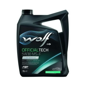Моторна олива WOLF OFFICIALTECH 5W-30 MS-F, 5 літрів