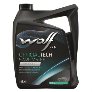 Моторна олива WOLF OFFICIALTECH MS-FE 5W-20, 5 літрів