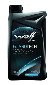 Моторное масло WOLF GUARDTECH SL/CF 15W-40, 1 литр
