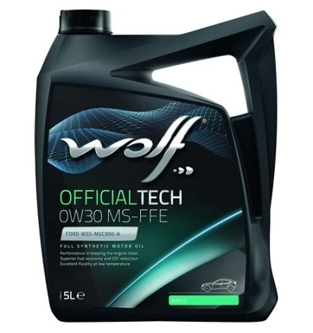 Моторна олива WOLF OFFICIALTECH MS-FFE 0W-30, 5 літрів Моторна олива WOLF OFFICIALTECH MS-FFE 0W-30, 5 літрів