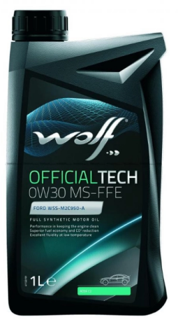 Моторна олива WOLF OFFICIALTECH MS-FFE 0W-30, 1 літр Моторна олива WOLF OFFICIALTECH MS-FFE 0W-30, 1 літр