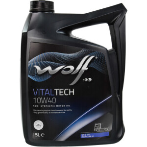Моторное масло WOLF VITALTECH 10W-40, 5 литров