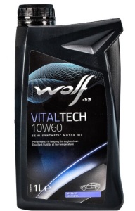 Моторна олива WOLF VITALTECH 10W-60, 1 літр