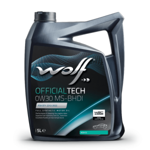 Моторна олива WOLF OFFICIALTECH MS-BHDI 0W-30, 5 літрів